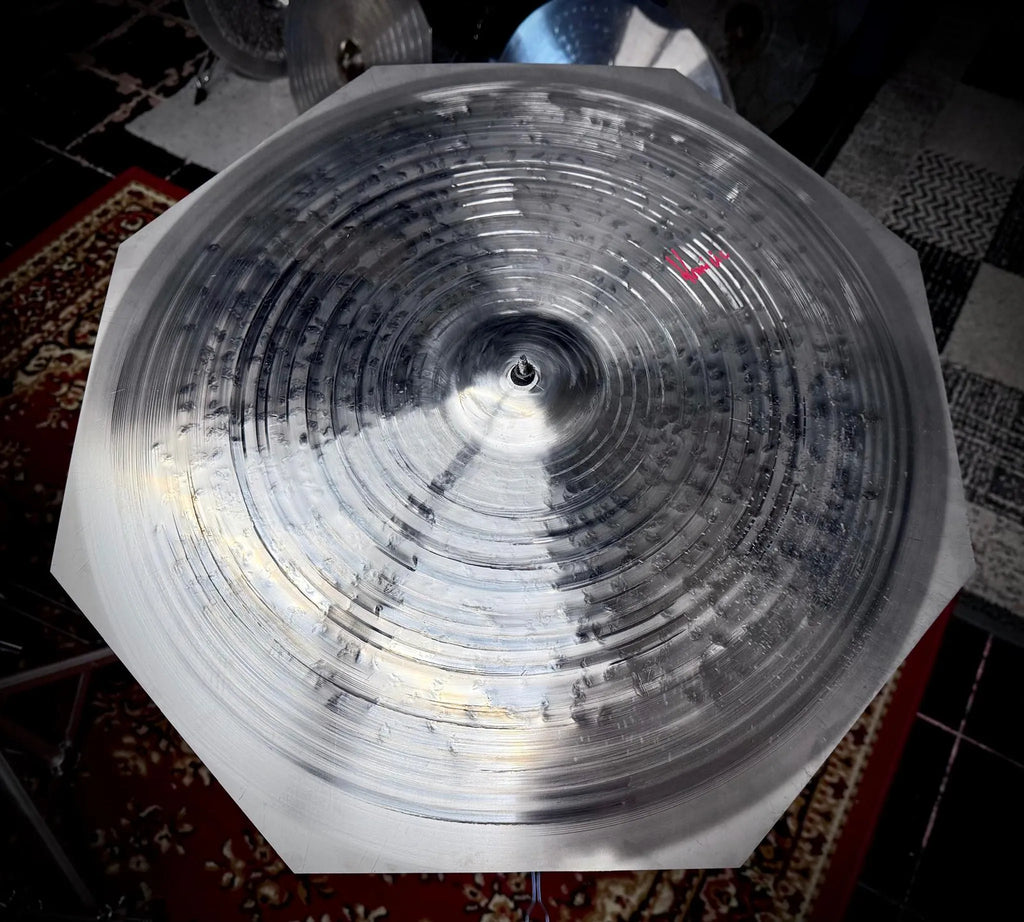 22 inch octagon crash ride cymbal titanium handmade Kmicic hybrid versatile