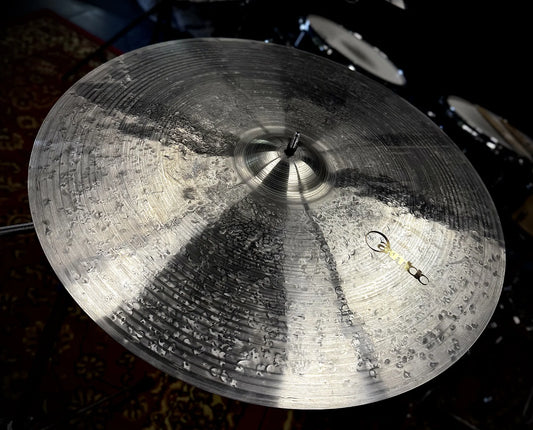 23 inch dry ride cymbal titanium handmade Kmicic dirty jazz precise versatile