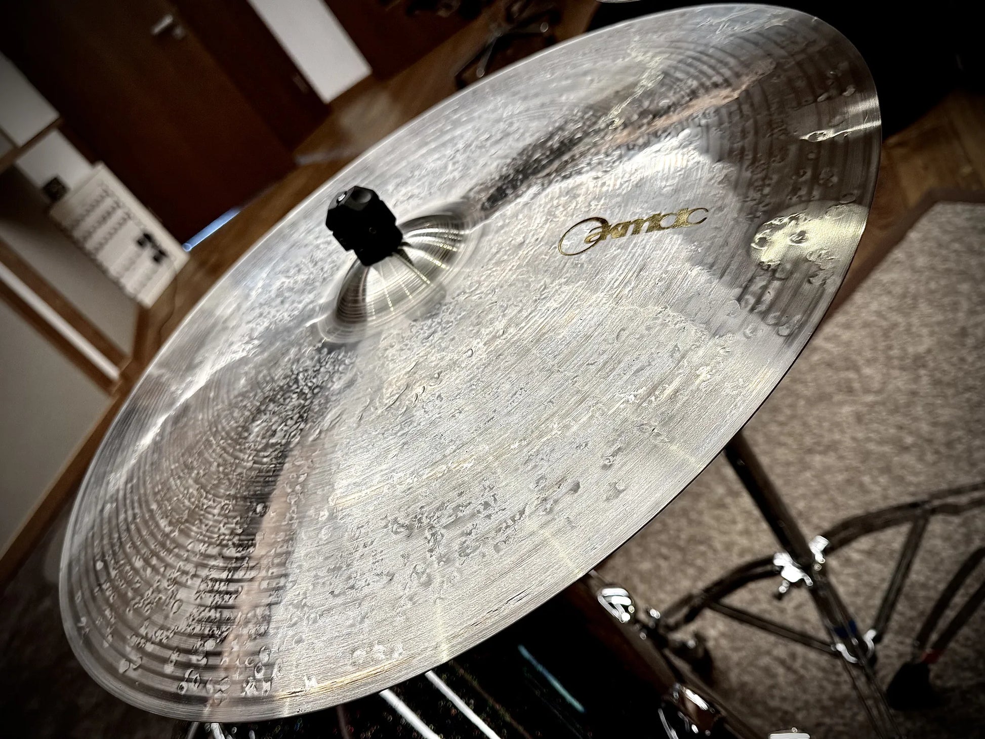 23 inch dry ride cymbal titanium handmade Kmicic dirty jazz precise versatile