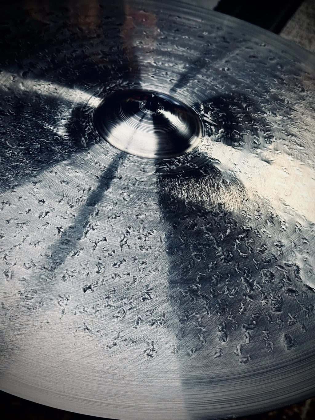 23 inch crash ride cymbal titanium handmade Kmicic medium dry balanced expressive