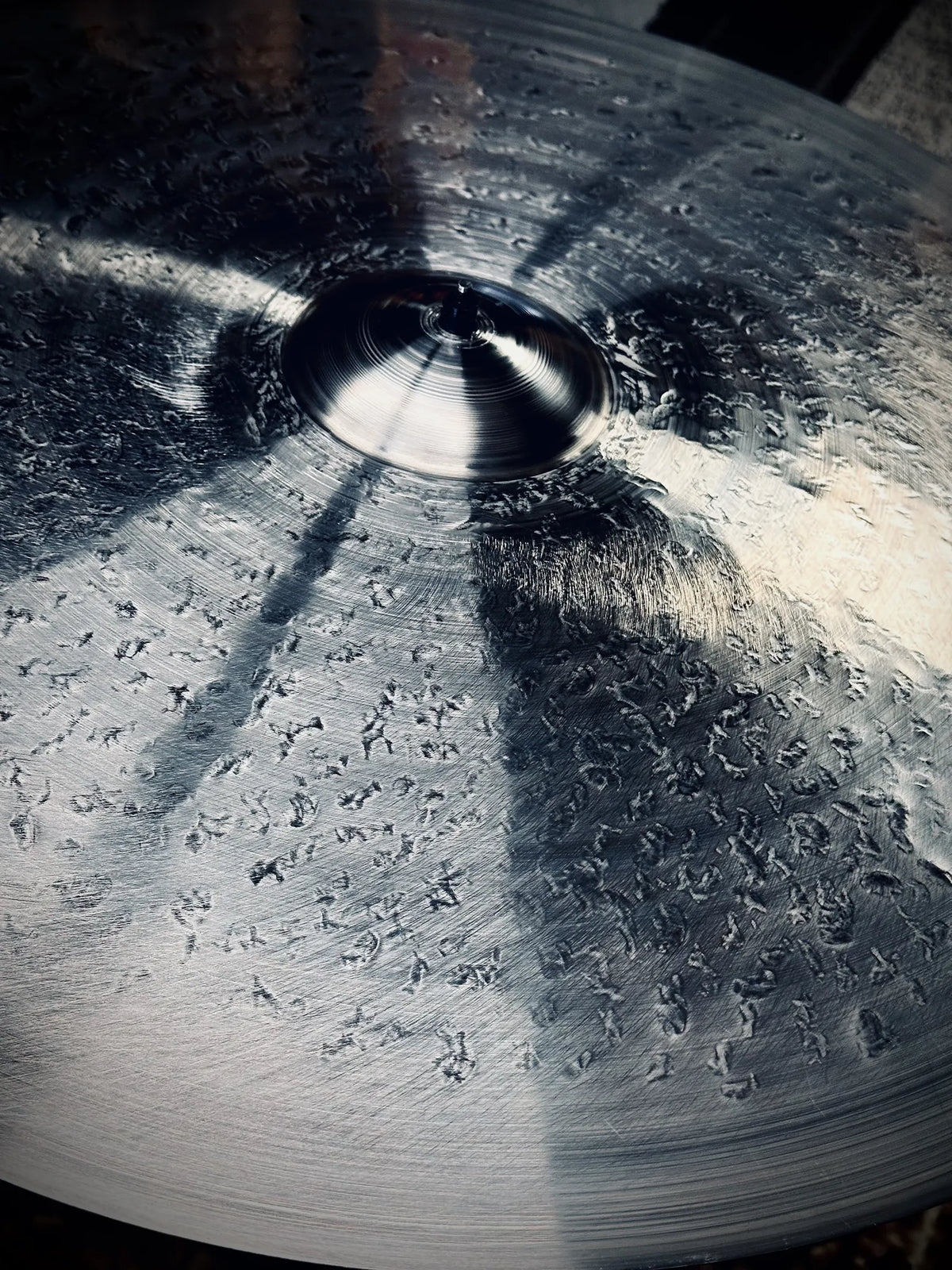 23 inch crash ride cymbal titanium handmade Kmicic medium dry balanced expressive