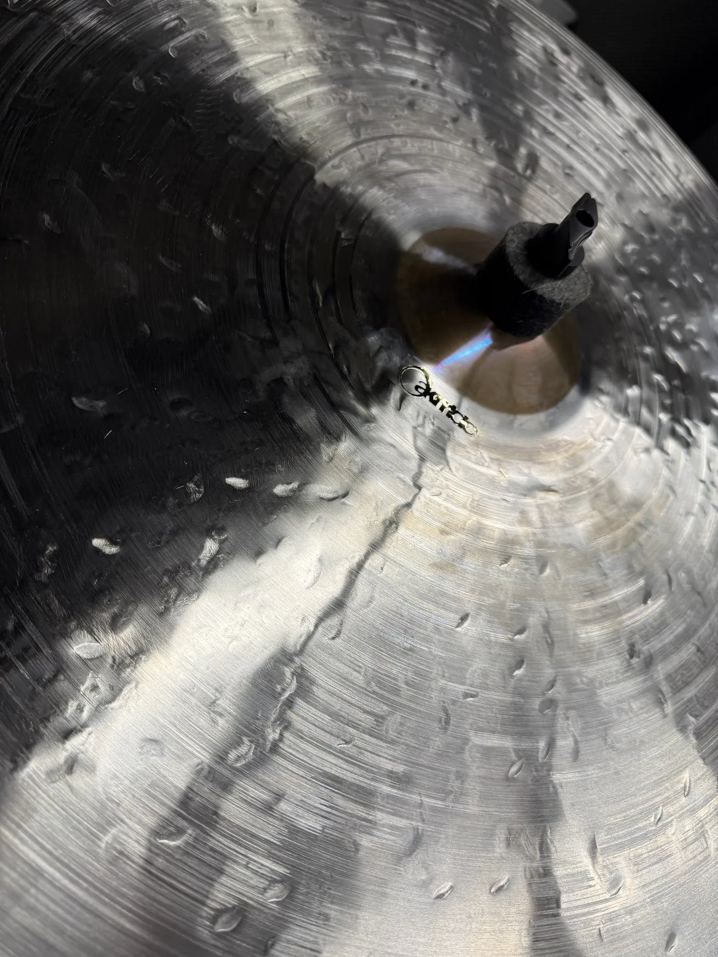 23 inch crash ride cymbal titanium handmade Kmicic Purple Heart limited edition purple bell