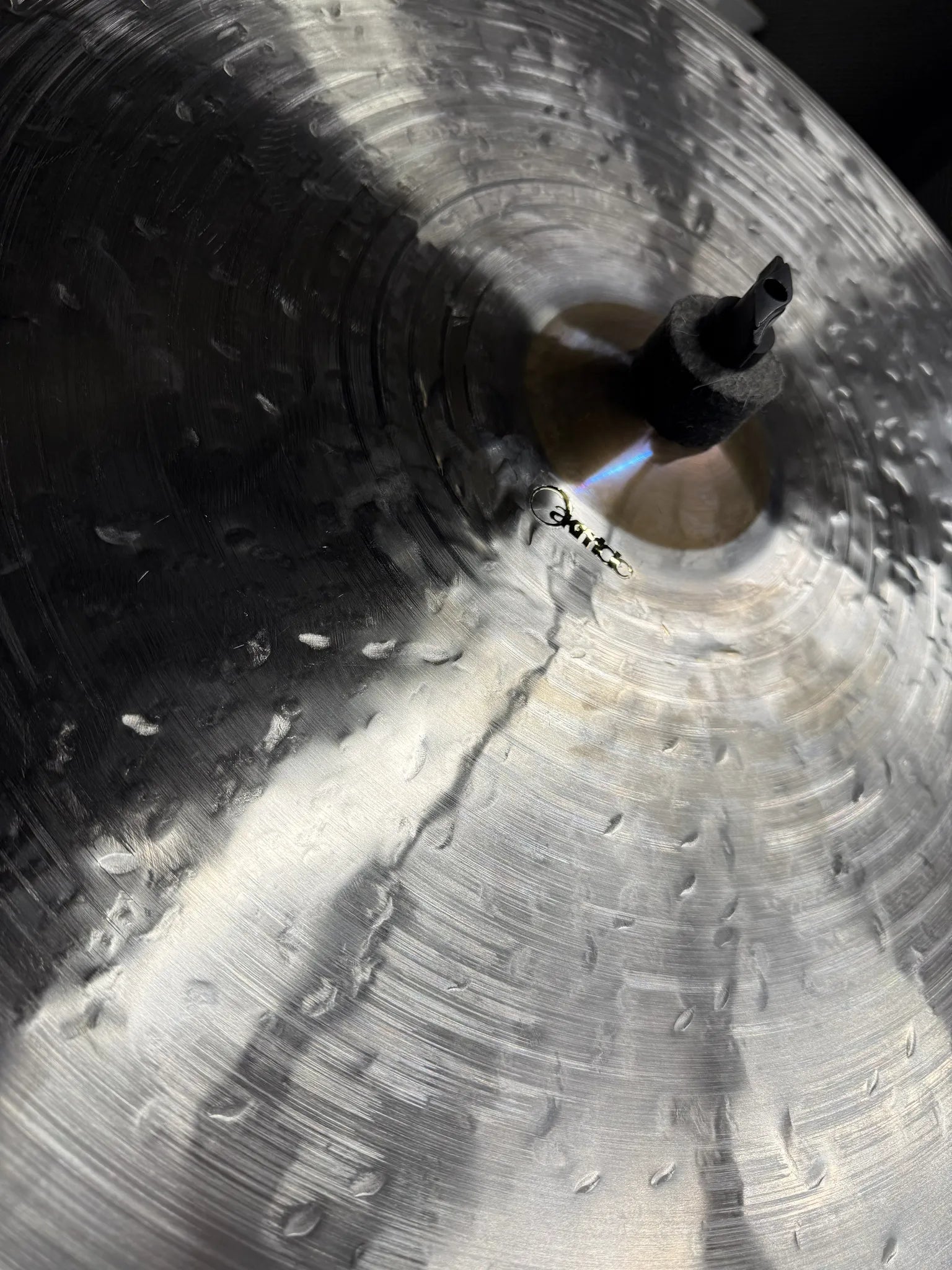 23 inch crash ride cymbal titanium handmade Kmicic Purple Heart limited edition purple bell