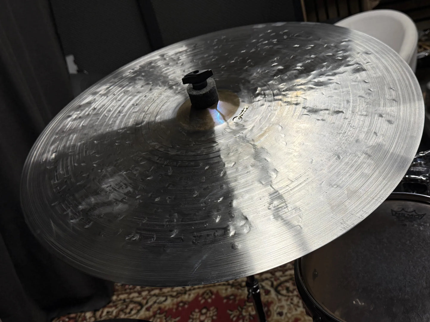 23 inch crash ride cymbal titanium handmade Kmicic Purple Heart limited edition purple bell