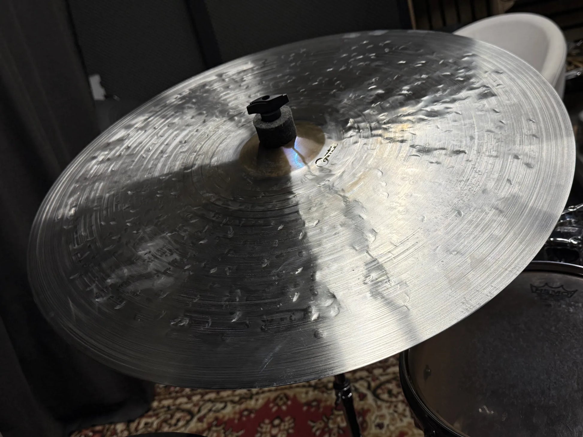 23 inch crash ride cymbal titanium handmade Kmicic Purple Heart limited edition purple bell
