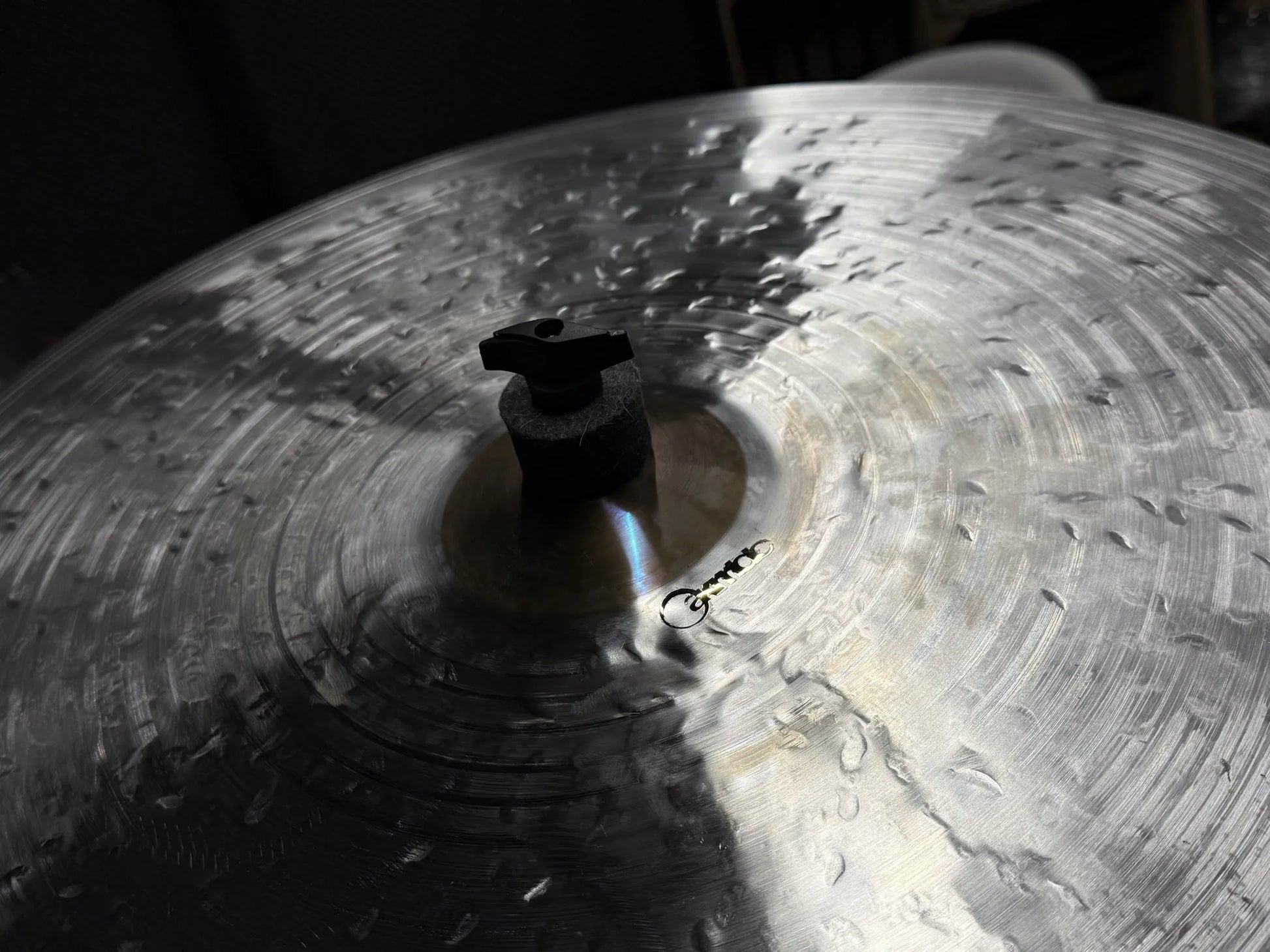 23 inch crash ride cymbal titanium handmade Kmicic Purple Heart limited edition purple bell