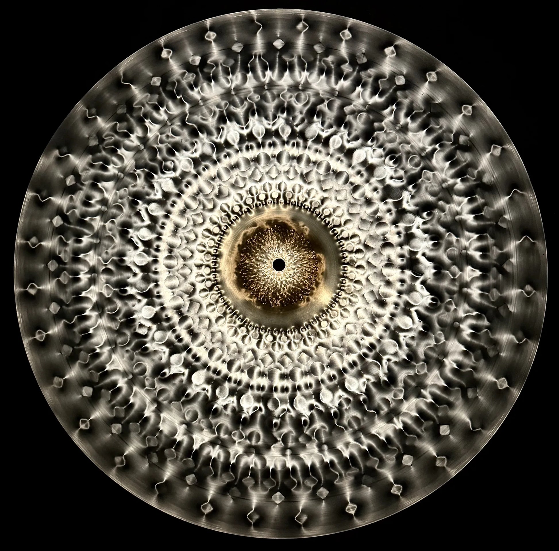 24 inch Kmicic Masterpiece Dry Dry Trash Ride heavy handmade titanium cymbal extremely dry hand hammered