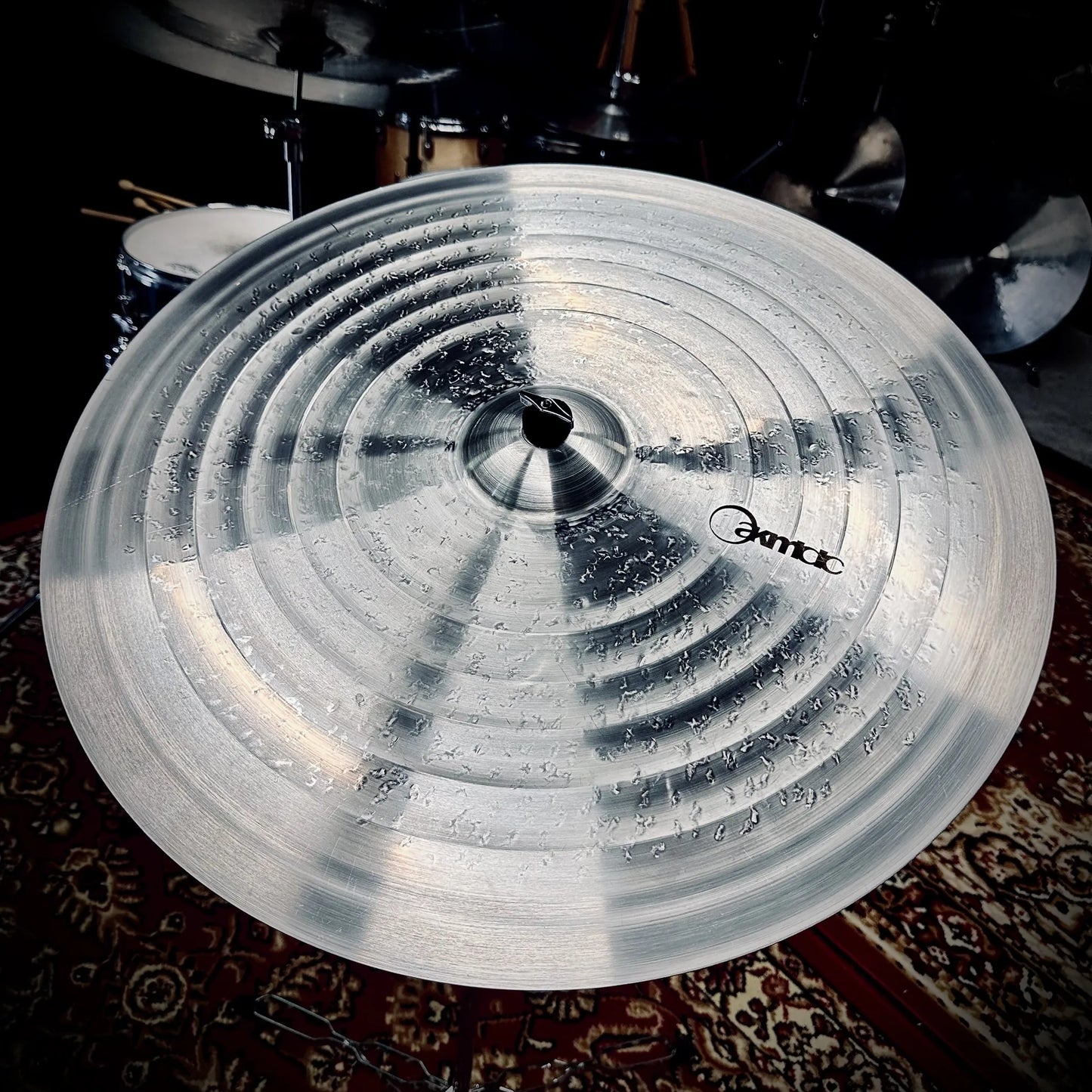 24 inch short dry ride cymbal titanium handmade Kmicic Orbital precise minimal wash