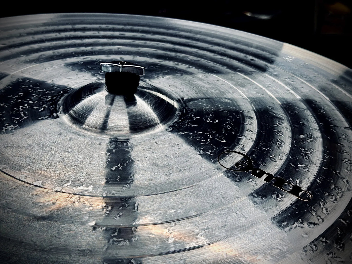 24 inch short dry ride cymbal titanium handmade Kmicic Orbital precise minimal wash