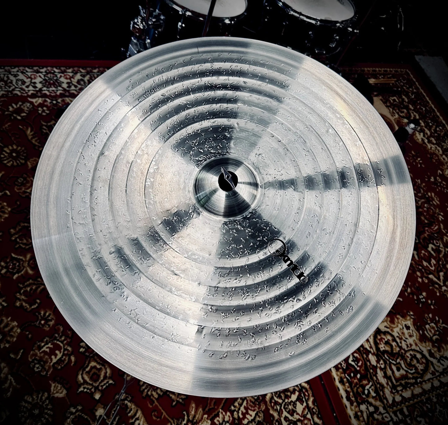 24 inch short dry ride cymbal titanium handmade Kmicic Orbital precise minimal wash