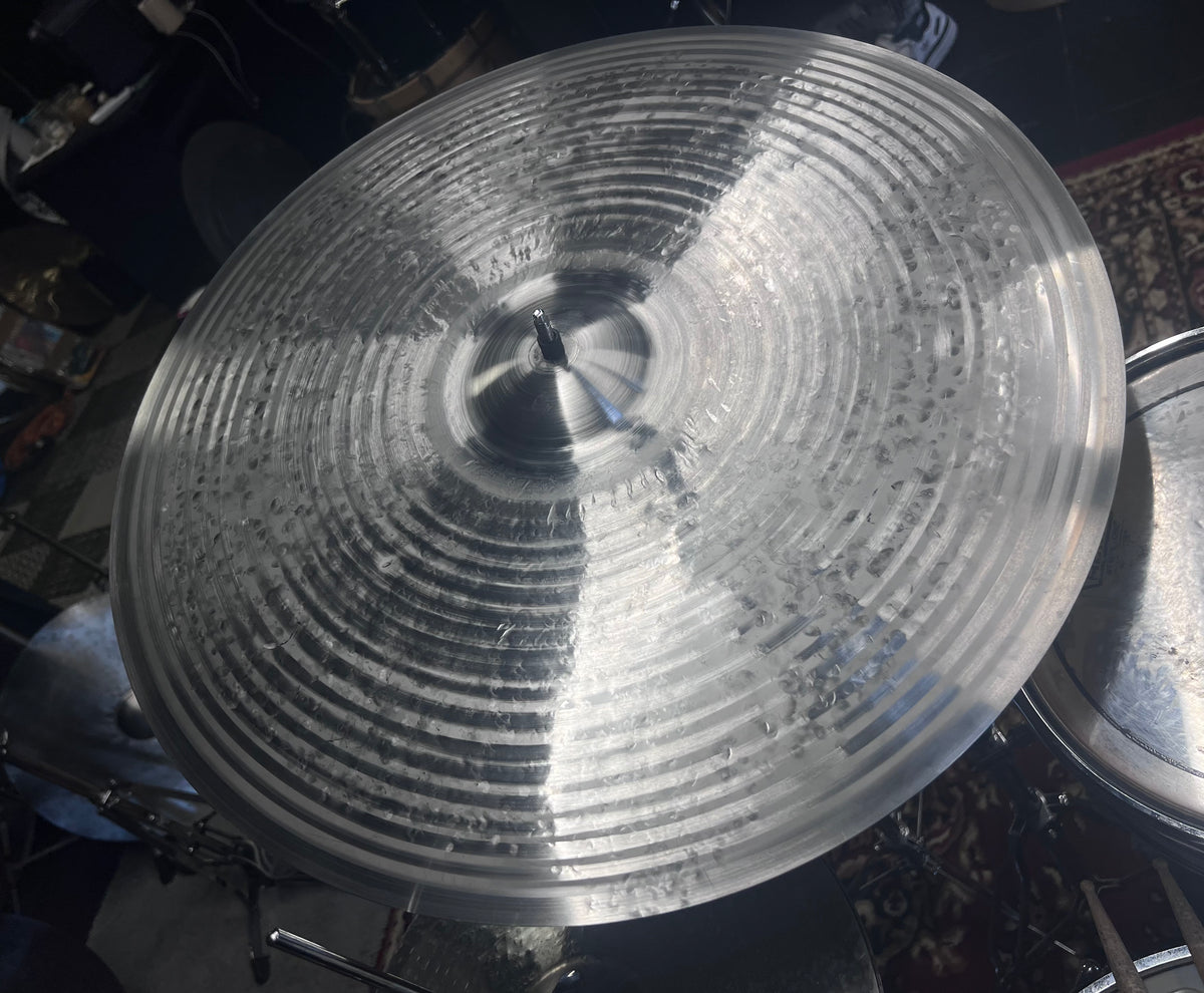 22 inch dry ride cymbal titanium handmade Kmicic Sahara responsive explosive crash
