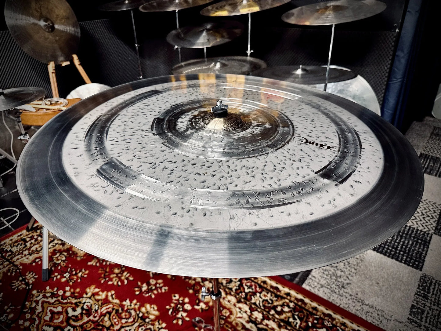 30 inch ride cymbal titanium handmade Kmicic Cloudy gold bell dynamic versatile