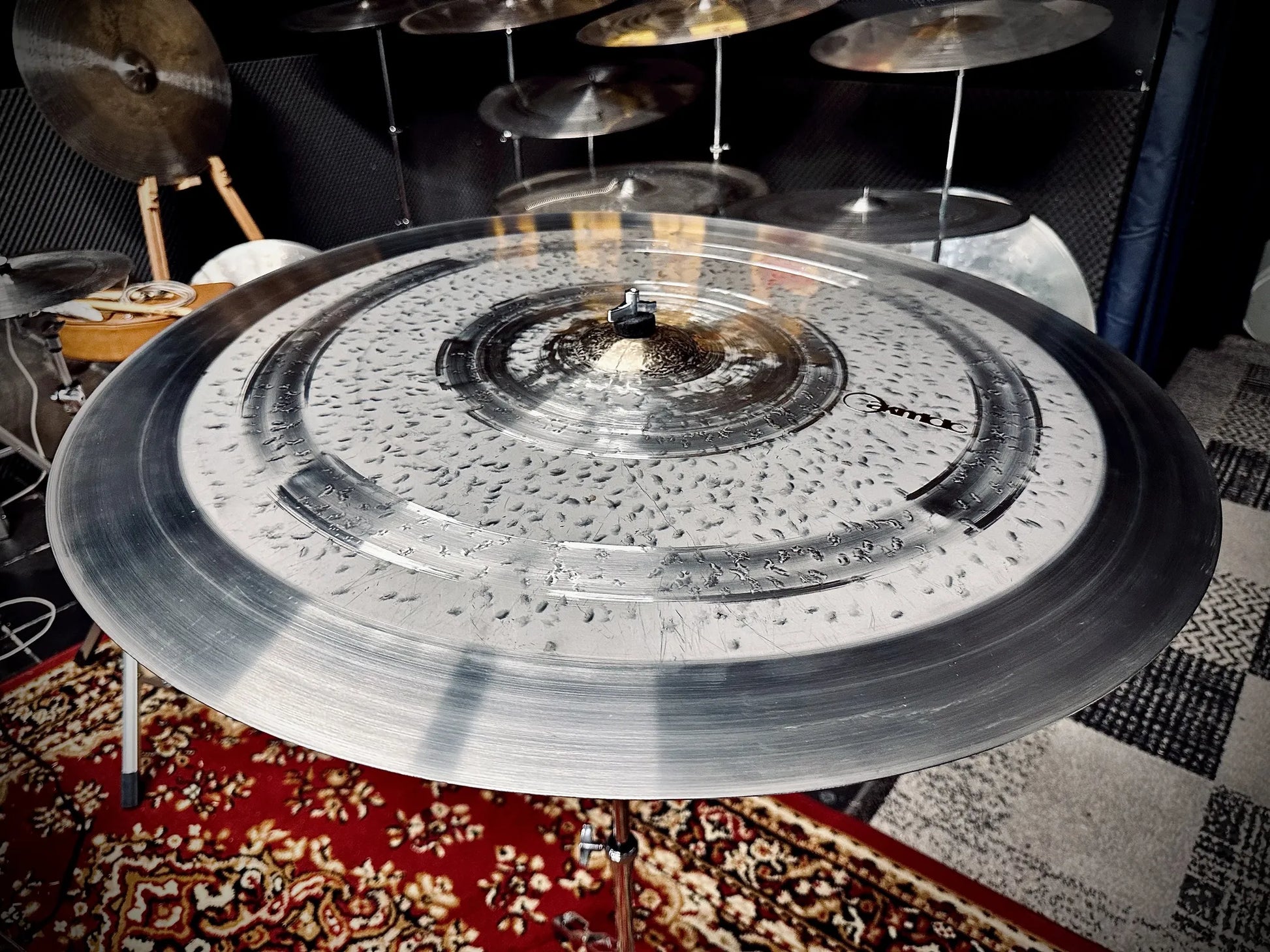 30 inch ride cymbal titanium handmade Kmicic Cloudy gold bell dynamic versatile