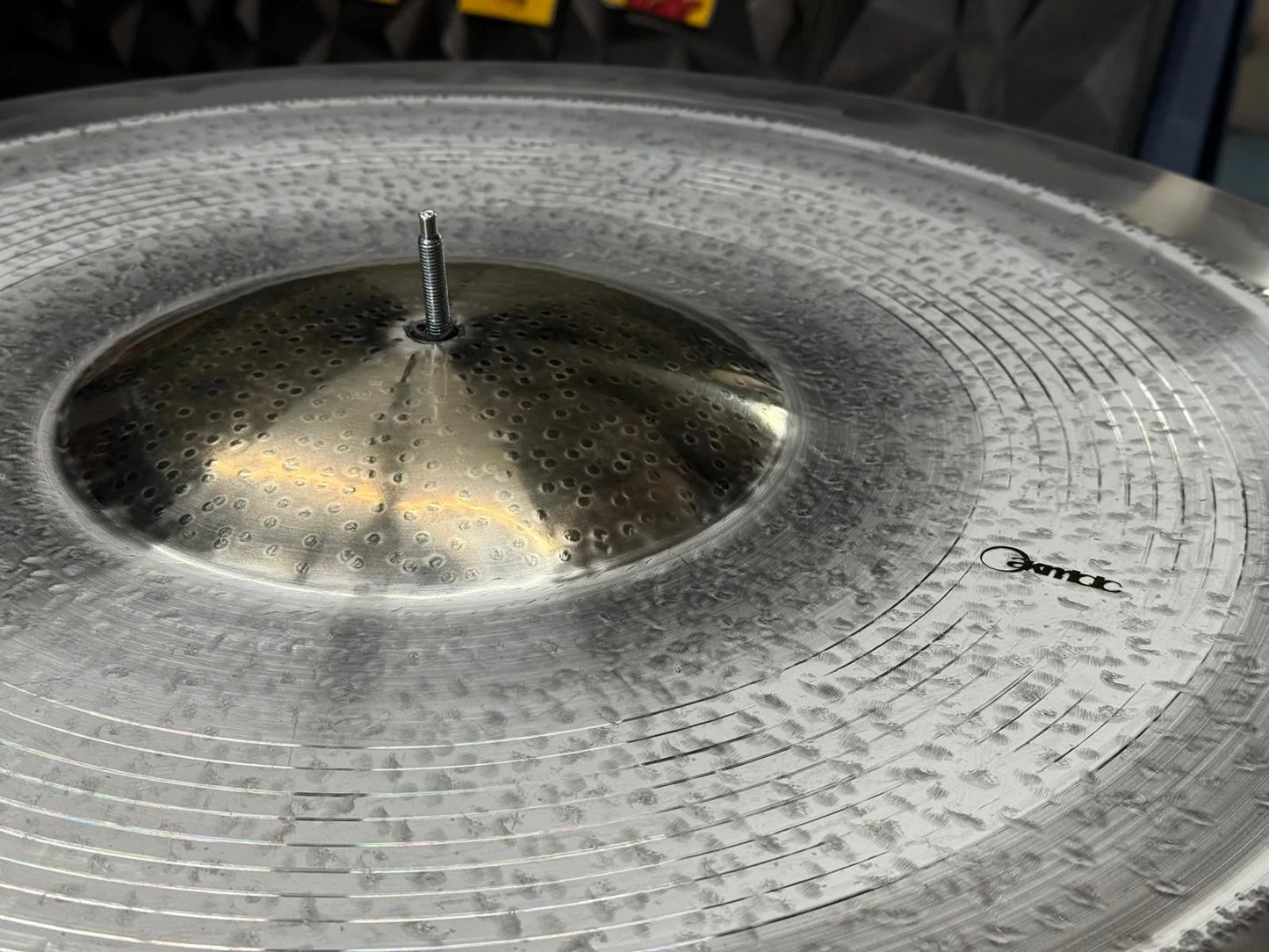 30 inch china ride cymbal mega bell titanium handmade Kmicic Cyclone extreme projection