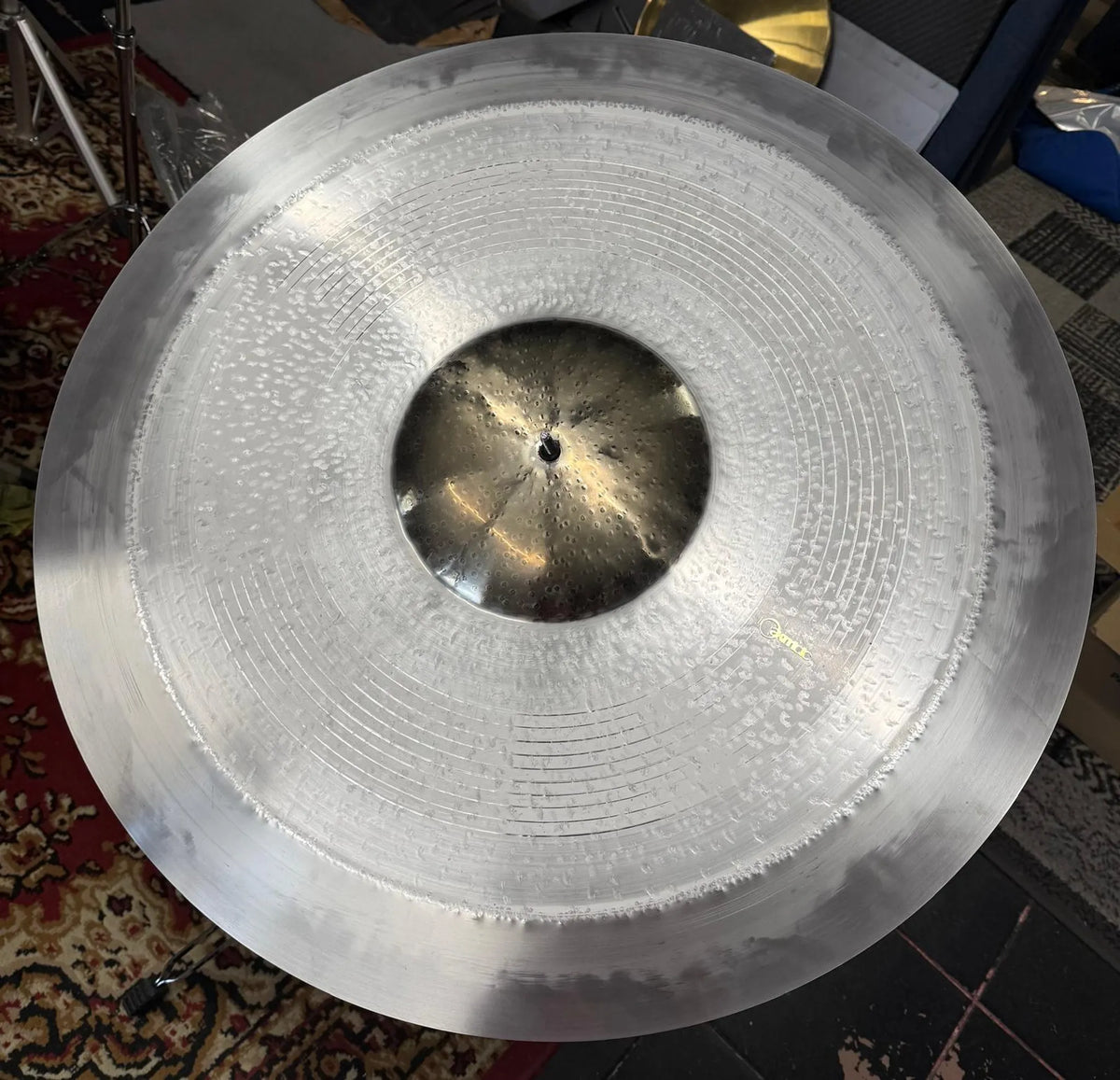30 inch china ride cymbal mega bell titanium handmade Kmicic Cyclone extreme projection