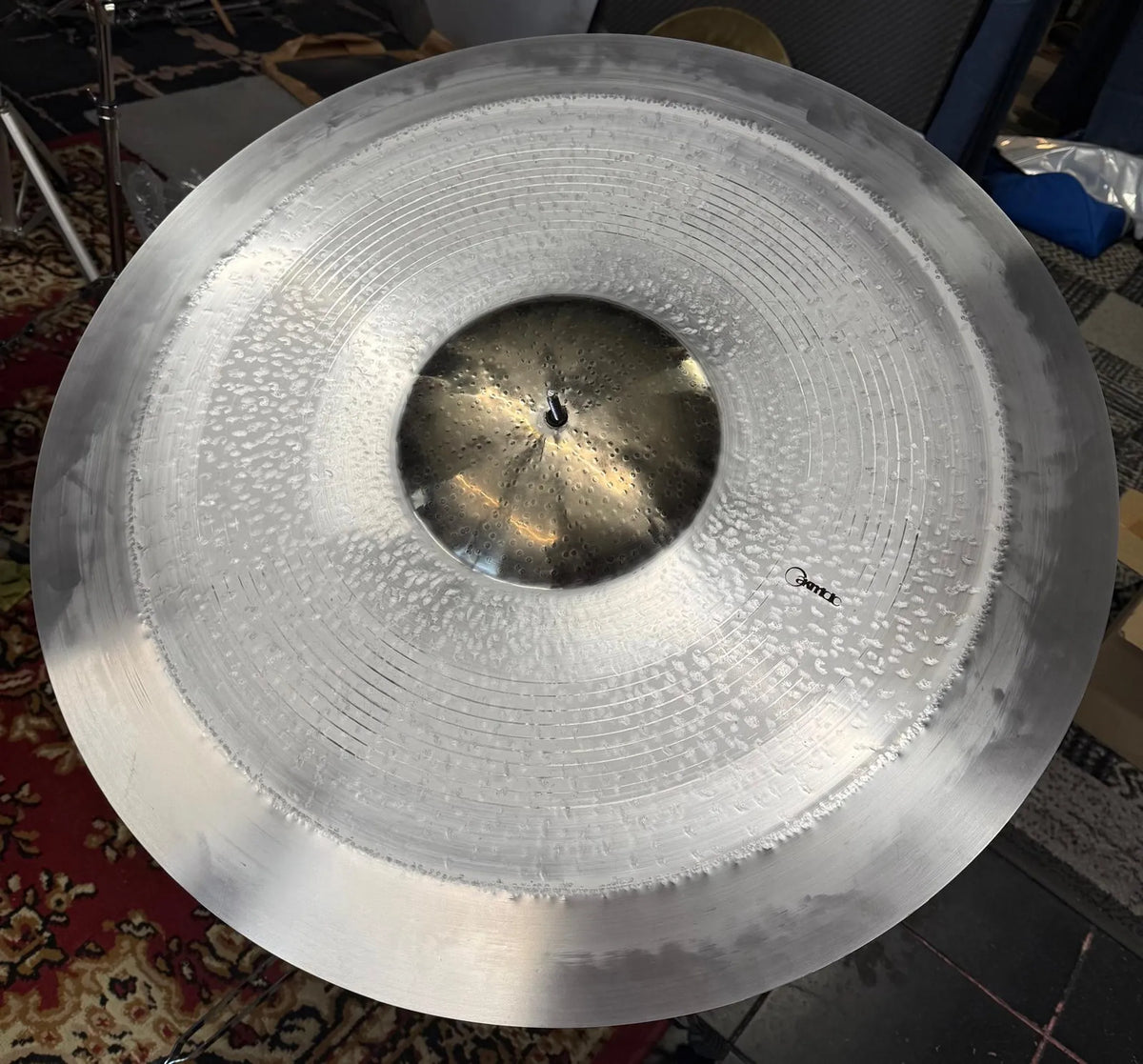 30 inch china ride cymbal mega bell titanium handmade Kmicic Cyclone extreme projection