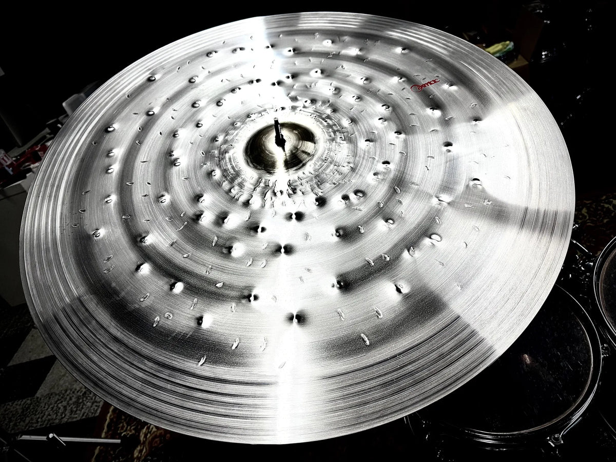 30 inch ride cymbal titanium handmade Kmicic Pox large washy atmospheric dark sustain