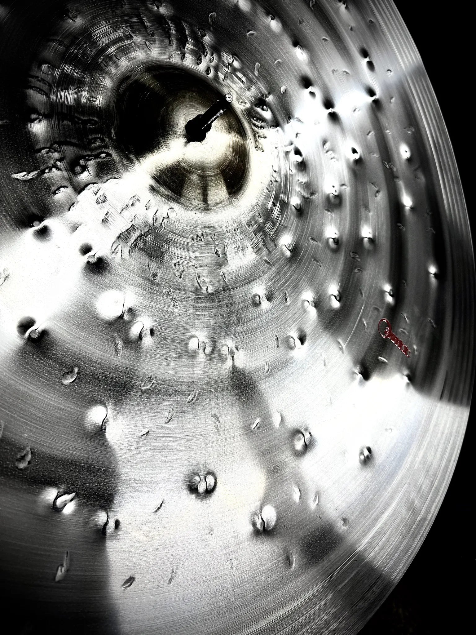 30 inch ride cymbal titanium handmade Kmicic Pox large washy atmospheric dark sustain