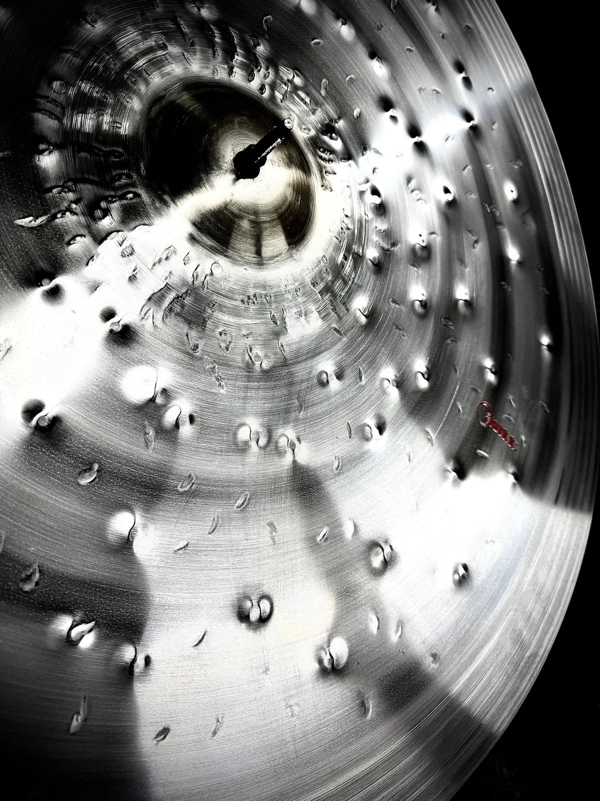 30 inch ride cymbal titanium handmade Kmicic Pox large washy atmospheric dark sustain