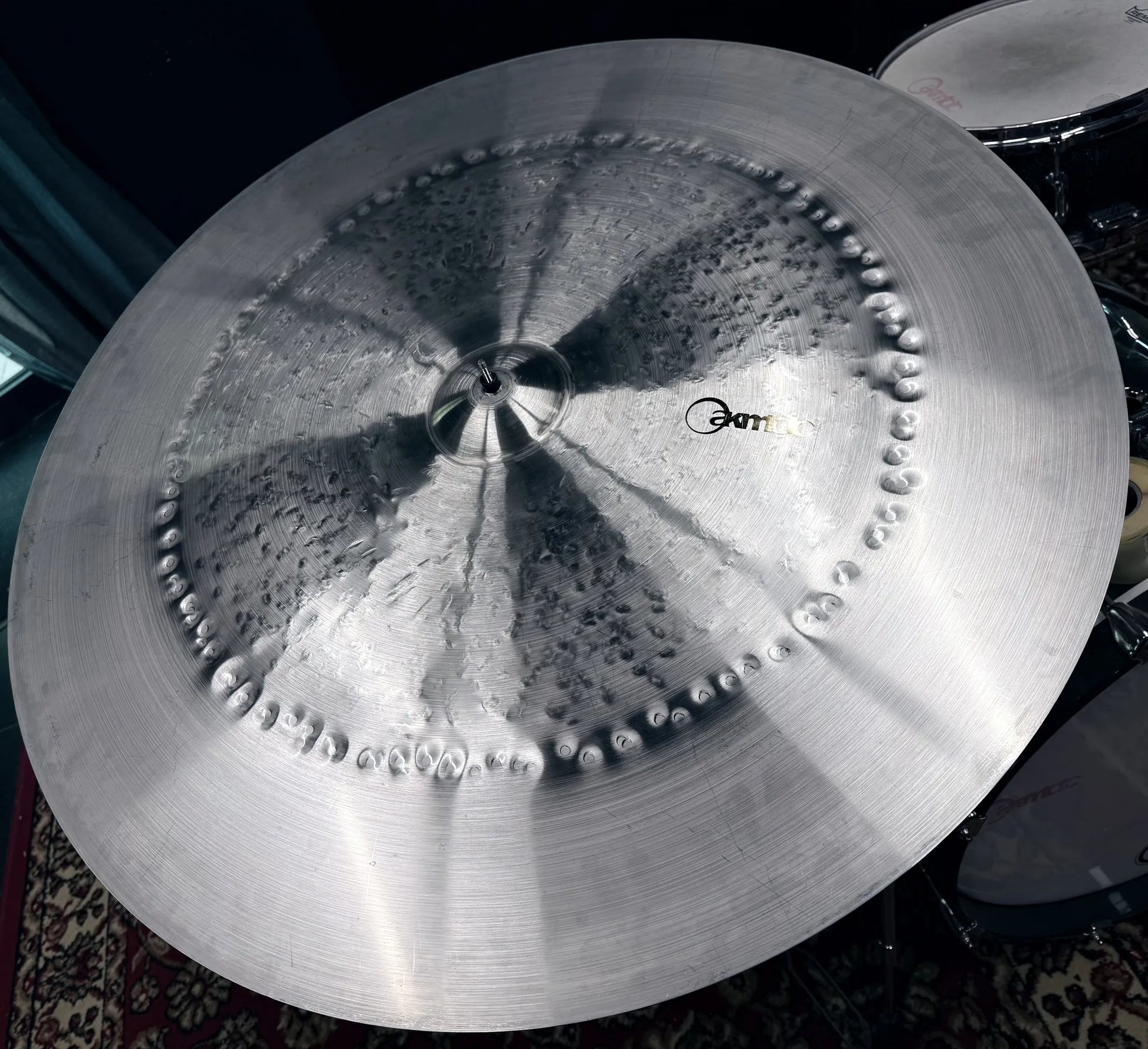 30 inch swish ride cymbal titanium handmade Kmicic oriental washy sandy loud