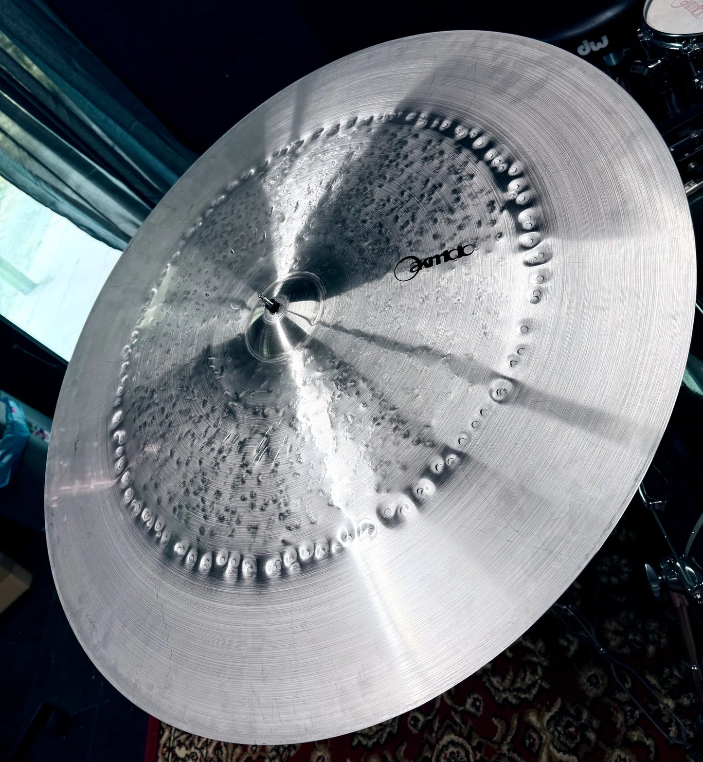 30 inch swish ride cymbal titanium handmade Kmicic oriental washy sandy loud
