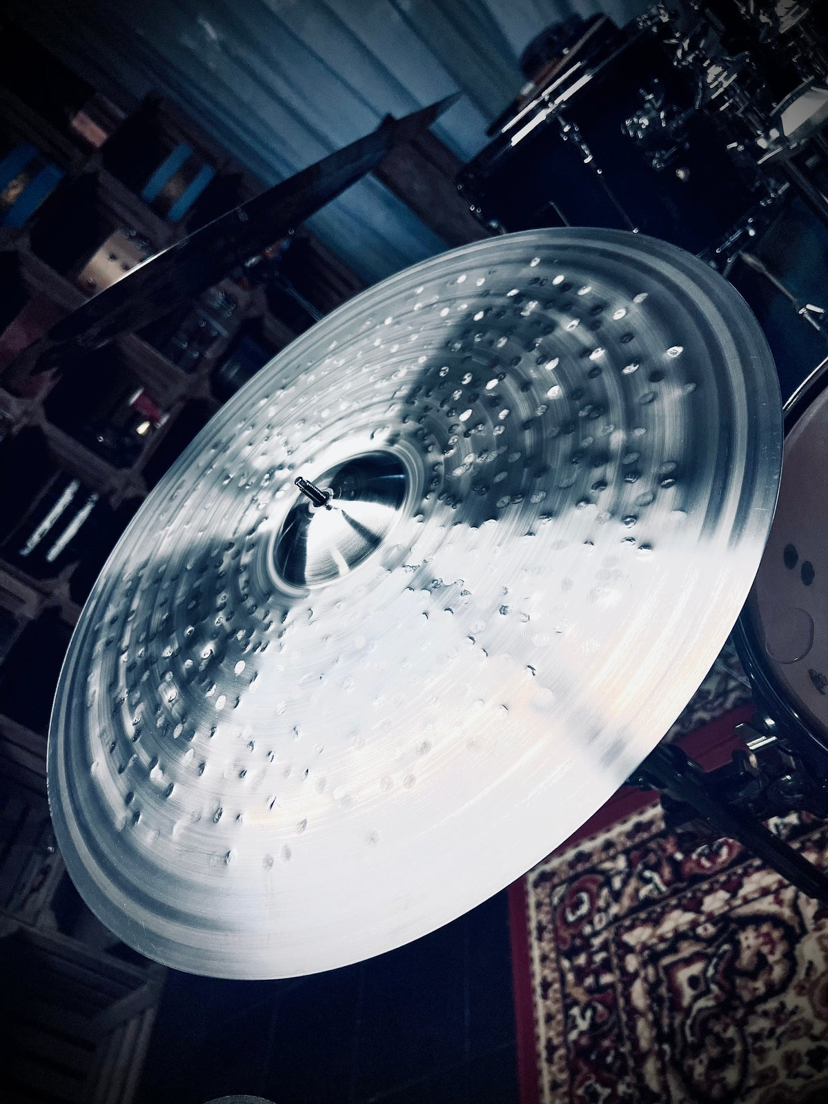 20 inch thin crash ride cymbal titanium handmade Kmicic short sustain fast response