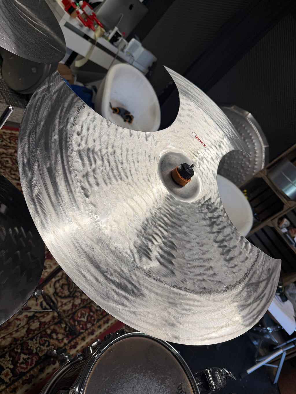 24” Halabardnik China Cymbal – One of a Kind Titanium Handmade
