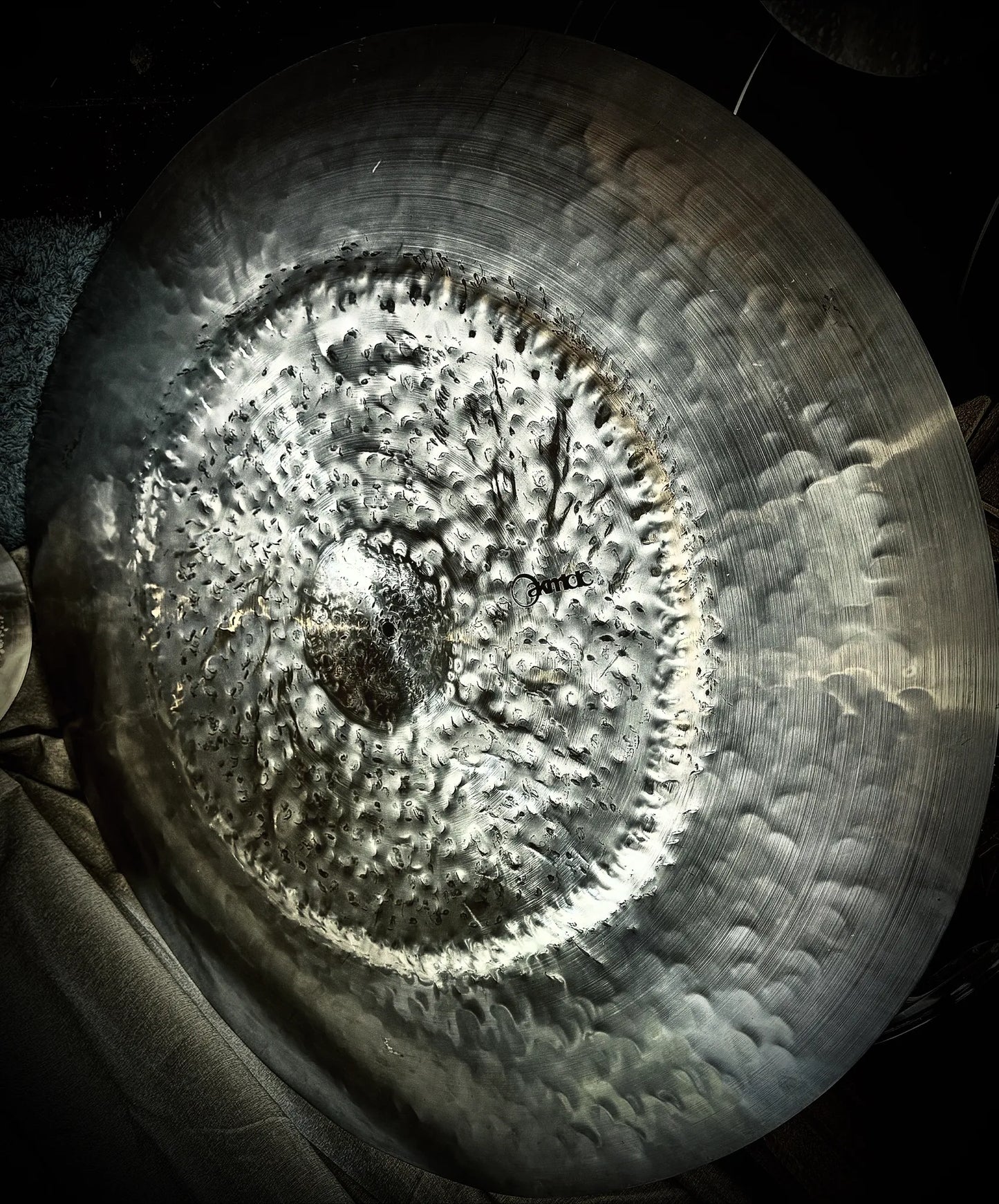 40 inch china ride cymbal titanium handmade Kmicic huge gong effect loud oriental