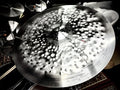 40 inch ride cymbal big bell titanium handmade Kmicic custom gong effect cymbal