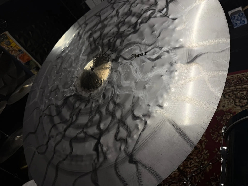40 inch ride cymbal titanium handmade Kmicic Vein Gold dry dark large cymbal