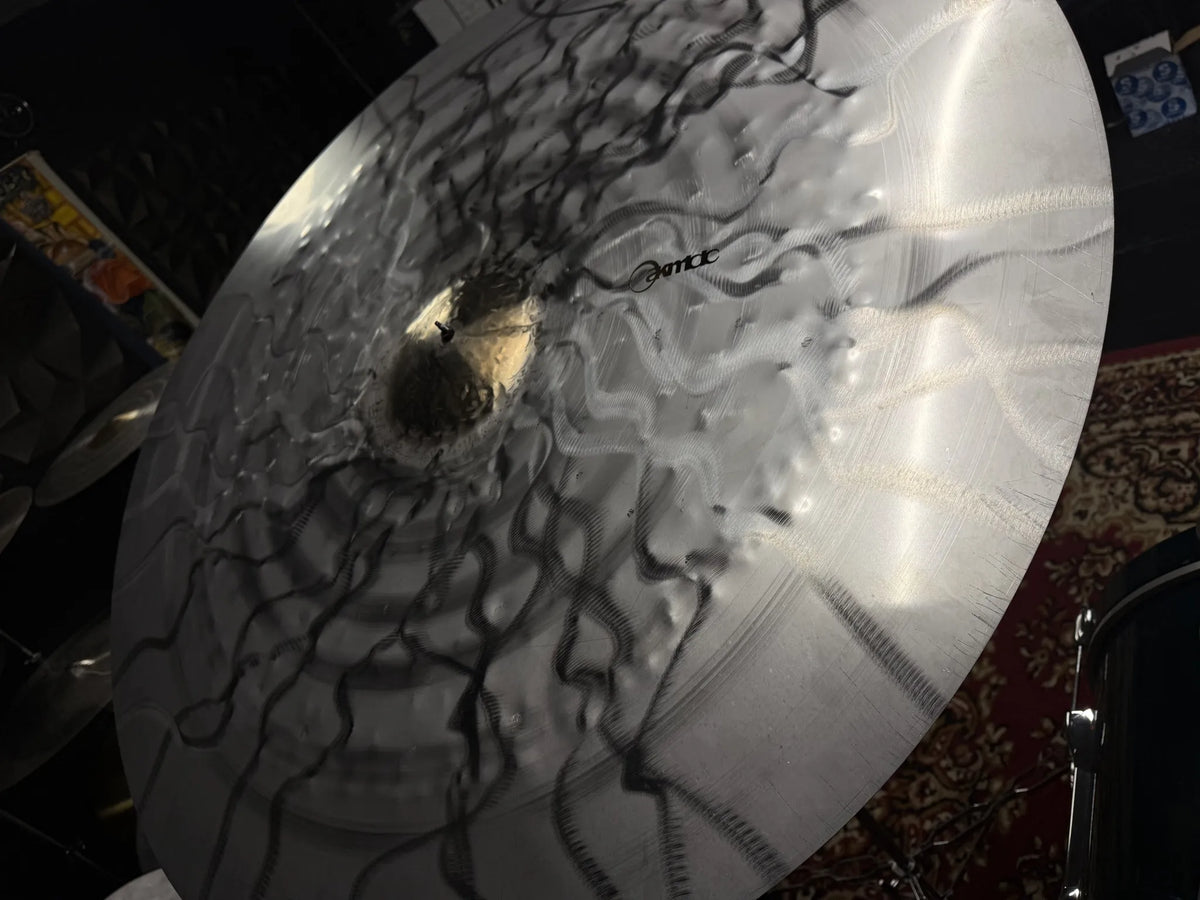 40 inch ride cymbal titanium handmade Kmicic Vein Gold dry dark large cymbal