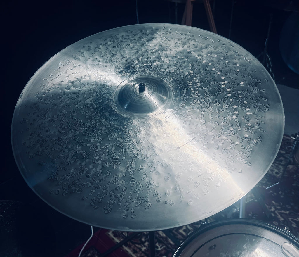 22 inch ride cymbal titanium handmade Kmicic Masters lightweight precise stick definition studio ride