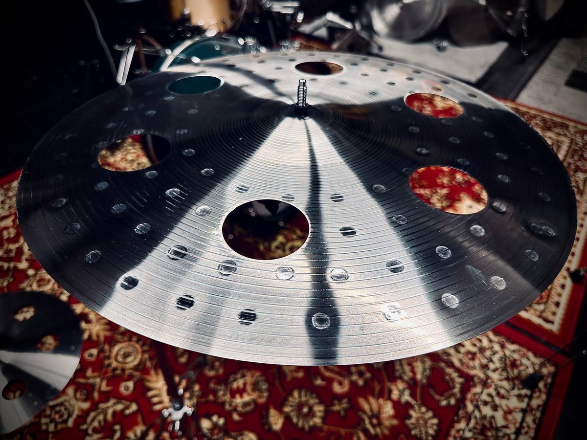 18 inch ozone crash cymbal brilliant titanium TiGr5 handmade Kmicic expressive cutting