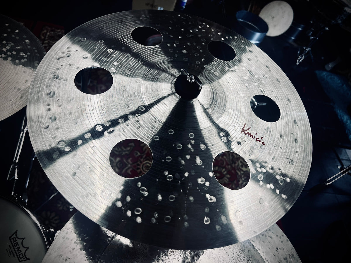18 inch ozone crash cymbal titanium handmade Kmicic explosive trashy expressive