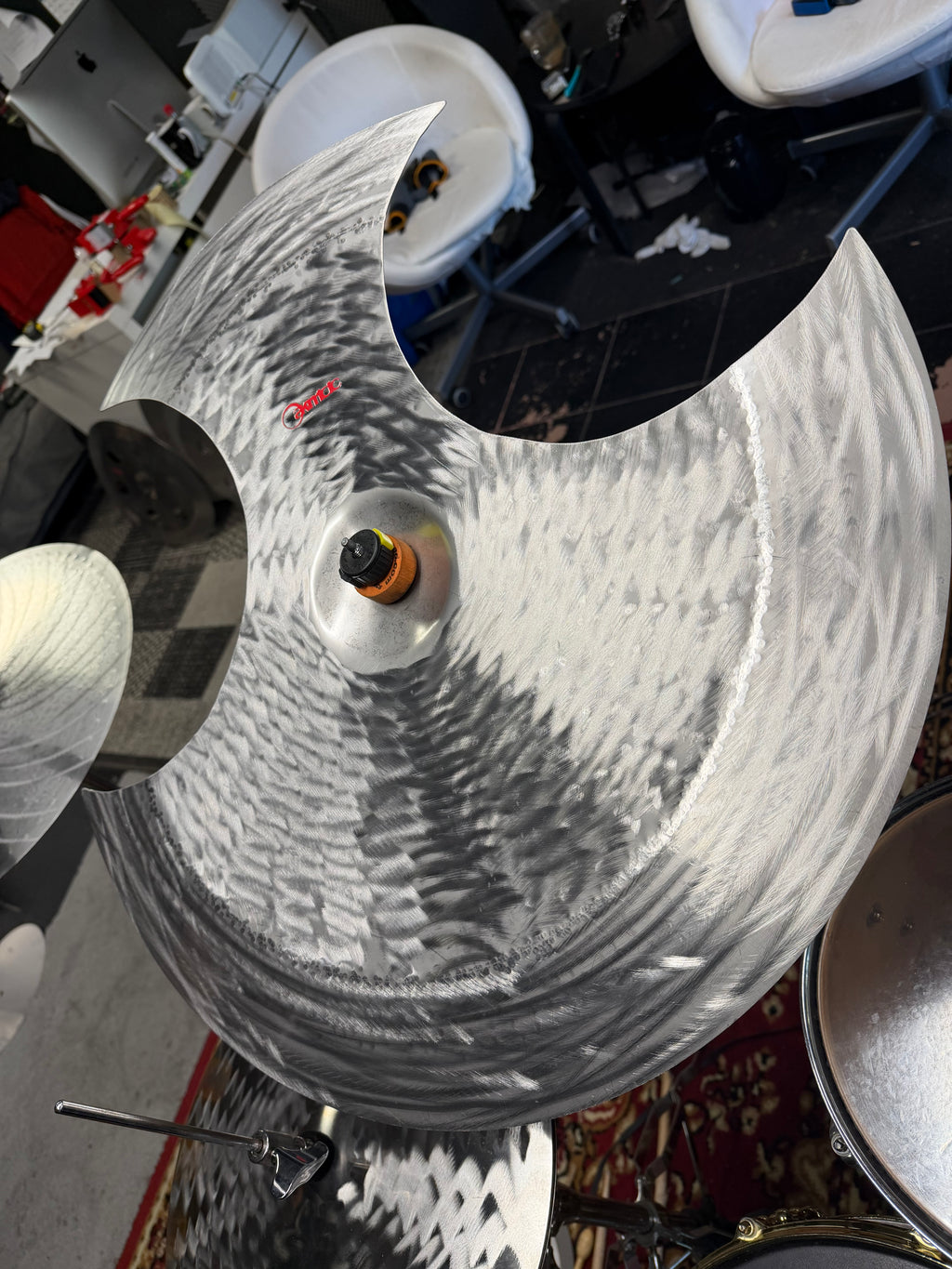 24” Halabardnik China Cymbal – One of a Kind Titanium Handmade