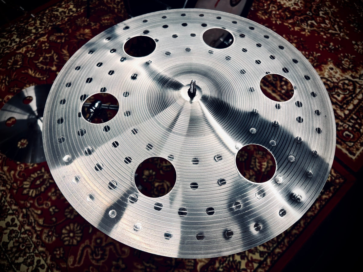 18 inch ozone crash cymbal brilliant titanium TiGr5 handmade Kmicic expressive cutting