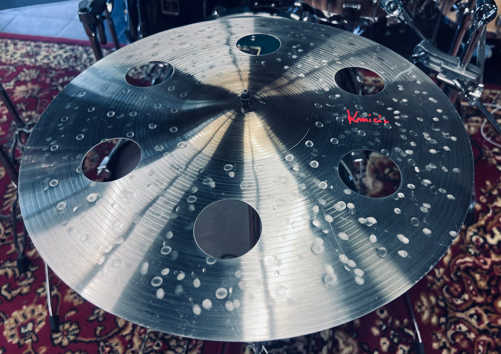 18" O-Zone Gold Bell Crash Cymbal – Titanium Handmade