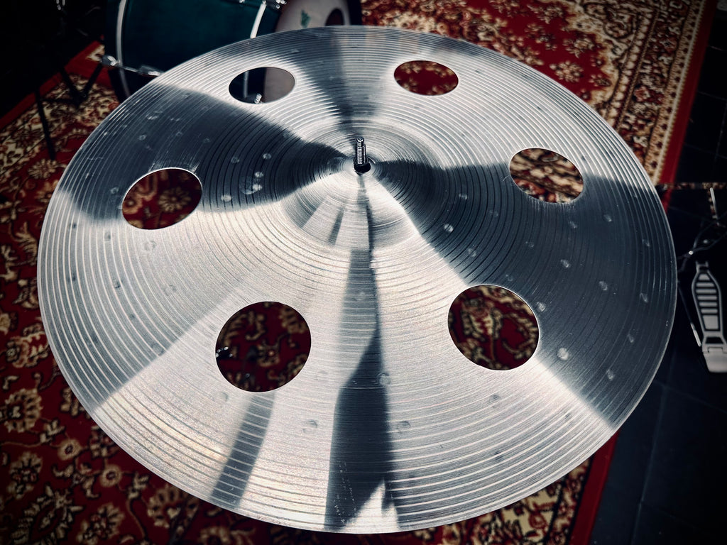 20 inch ozone crash cymbal brilliant titanium TiGr5 handmade Kmicic explosive bright
