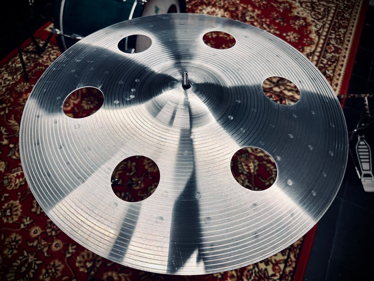 20 inch ozone crash cymbal brilliant titanium TiGr5 handmade Kmicic explosive bright