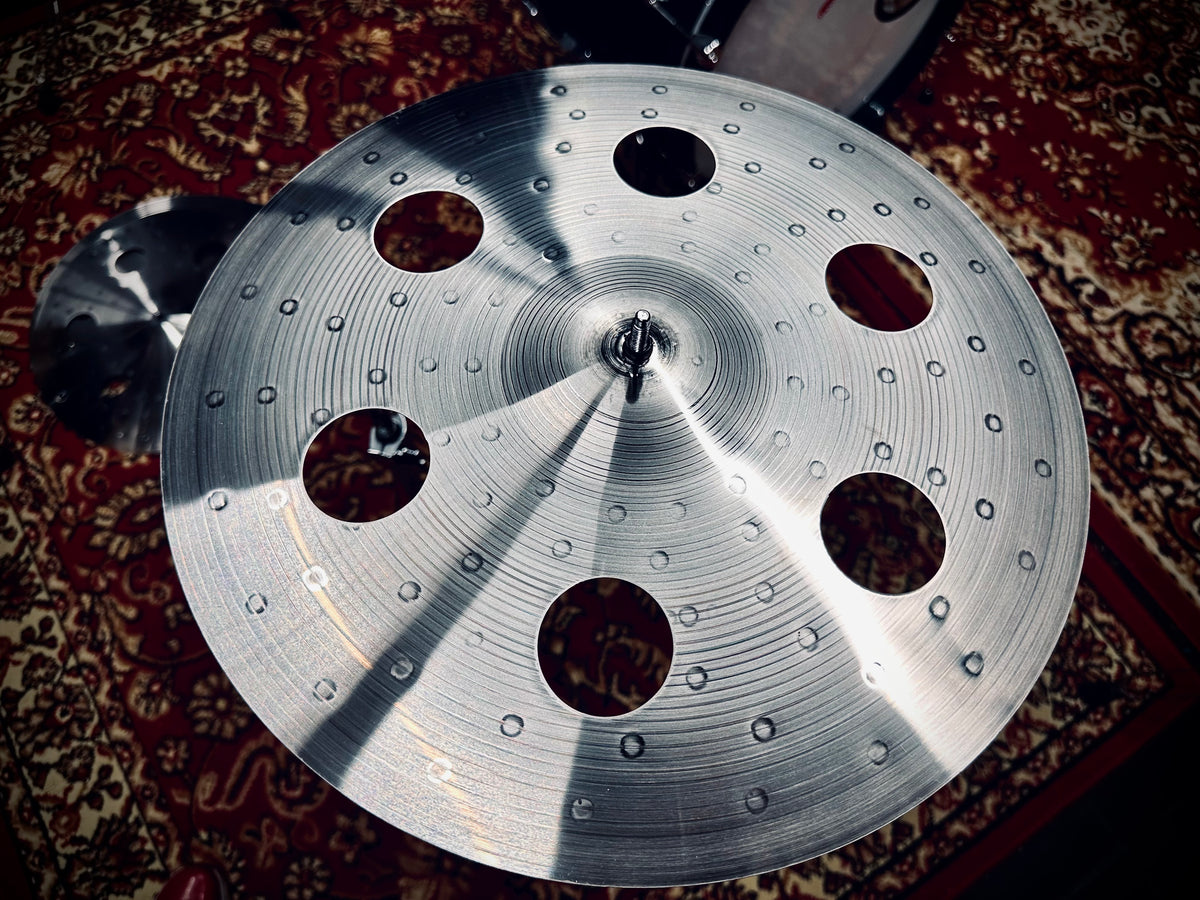18 inch ozone crash cymbal brilliant titanium TiGr5 handmade Kmicic expressive cutting