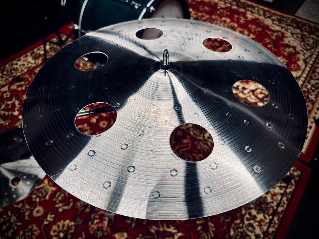 18 inch ozone crash cymbal brilliant titanium TiGr5 handmade Kmicic expressive cutting