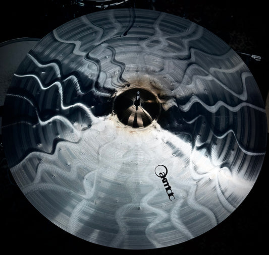 24 inch ride cymbal titanium handmade Kmicic Gold Vein medium dry precise control