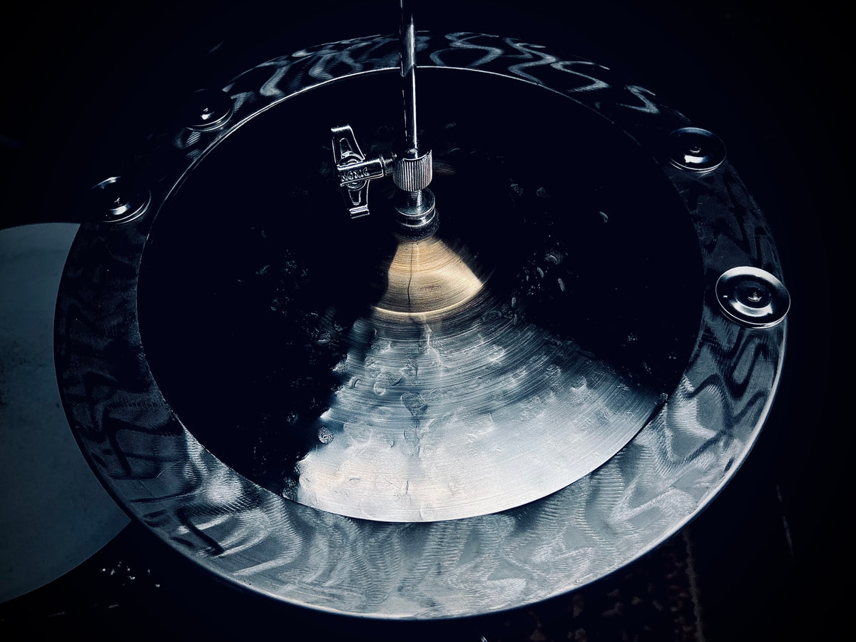 Kmicic Titanium Snare semi muffling stack 14” +4 jingles