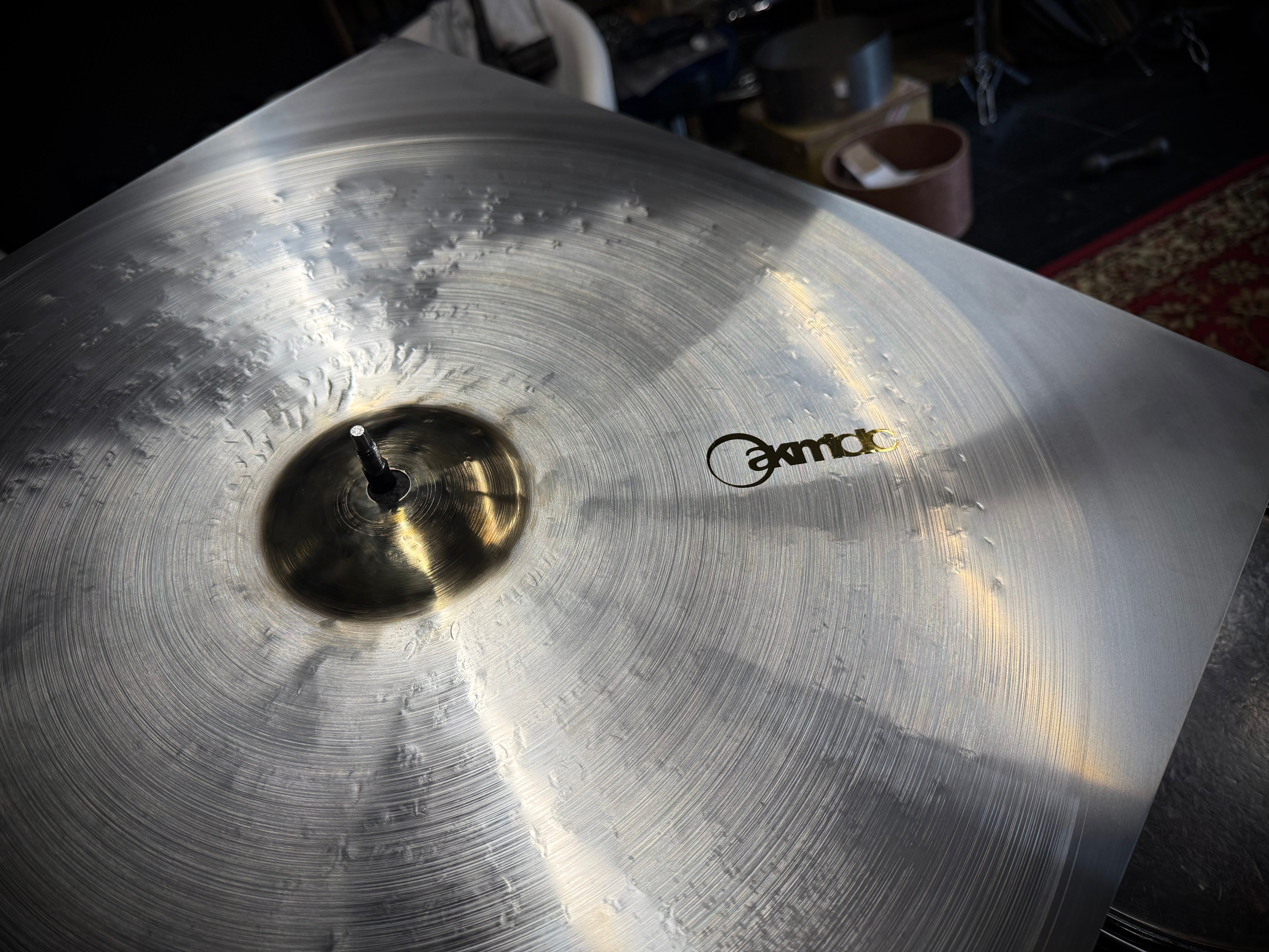 Daddy Square Ride Cymbal – 21.5” Titanium Handmade (Chris Daddy