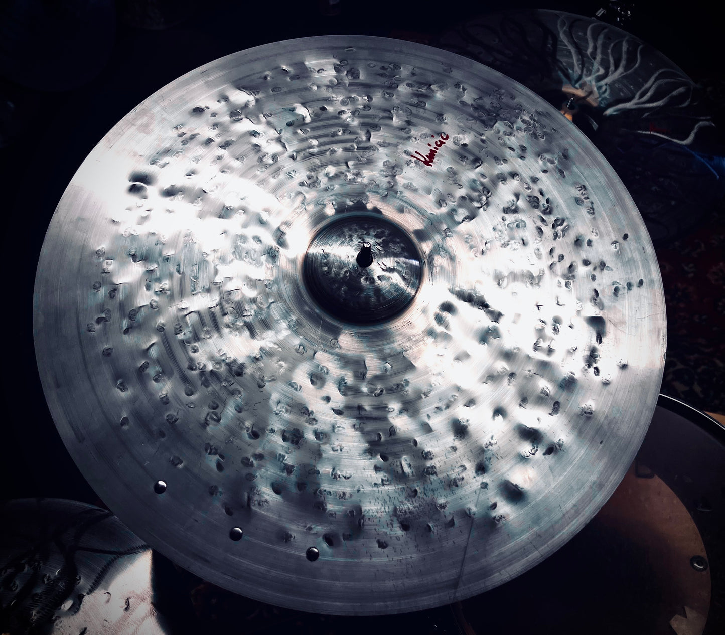 Kmicic titanium 20” rivet crash ride cymbal