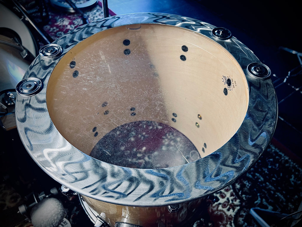 Kmicic Titanium Snare semi muffling stack 14” +4 jingles