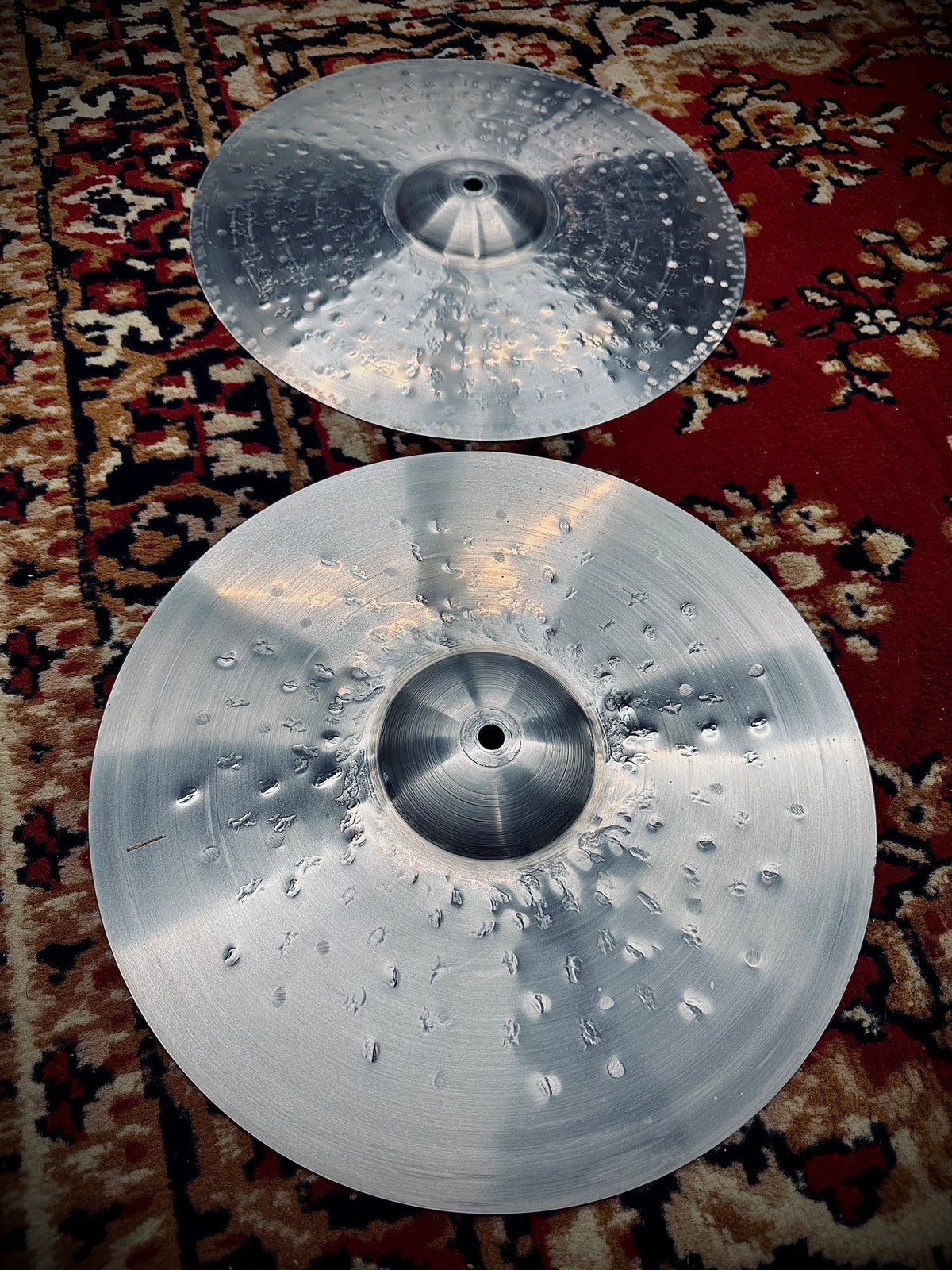 14 inch hi hat cymbals titanium TiGr5 handmade Kmicic Classic balanced articulate