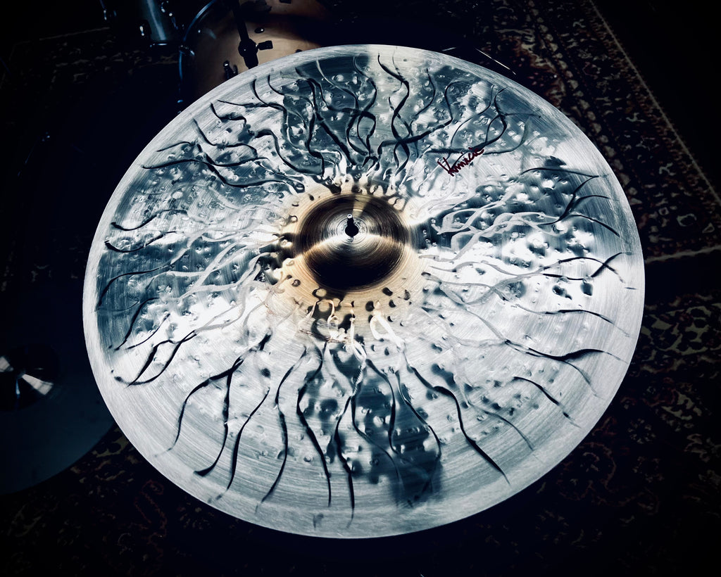 crash cymbals titanium handmade Kmicic Vein Gold 16 18 20 22 sizes