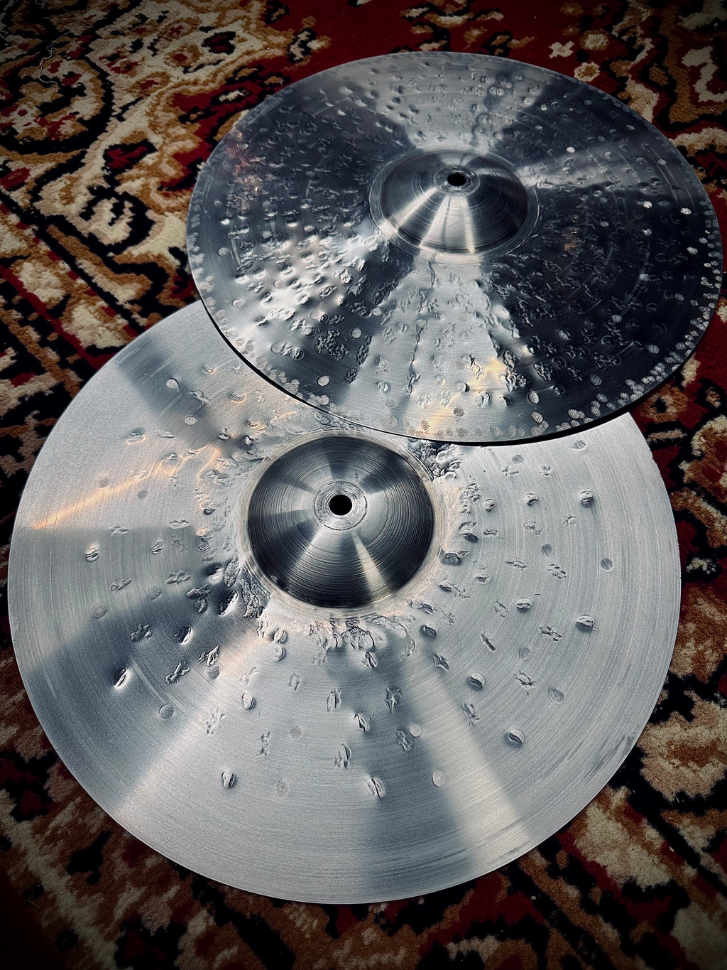 14 inch hi hat cymbals titanium TiGr5 handmade Kmicic Classic balanced articulate