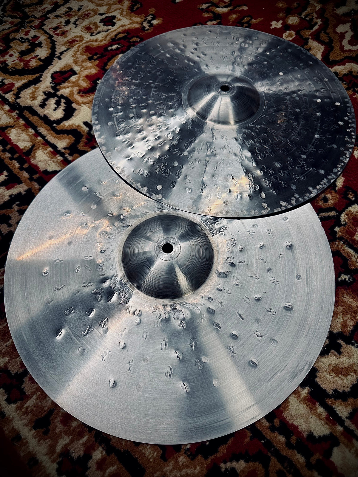 14 inch hi hat cymbals titanium TiGr5 handmade Kmicic Classic balanced articulate